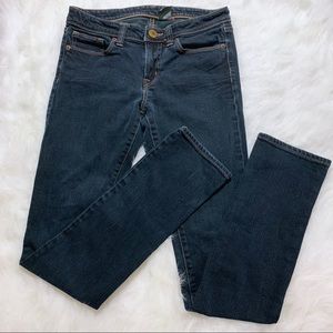 Uniqlo dark wash skinny jeans. #5